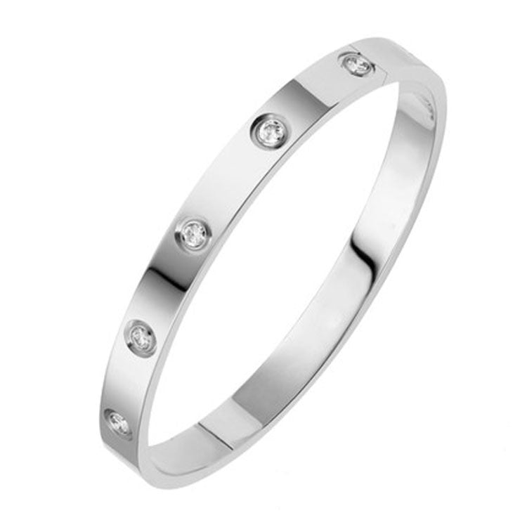 ETERNITY LINK ZIRCON SILVER